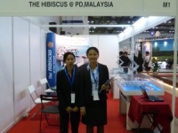Our Sales Team Promoting The Hibuscus, Pork Dickson, Ocean Villa, Malaysia
