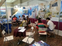 Promoting Hibiscus in Penang International Property Expo
