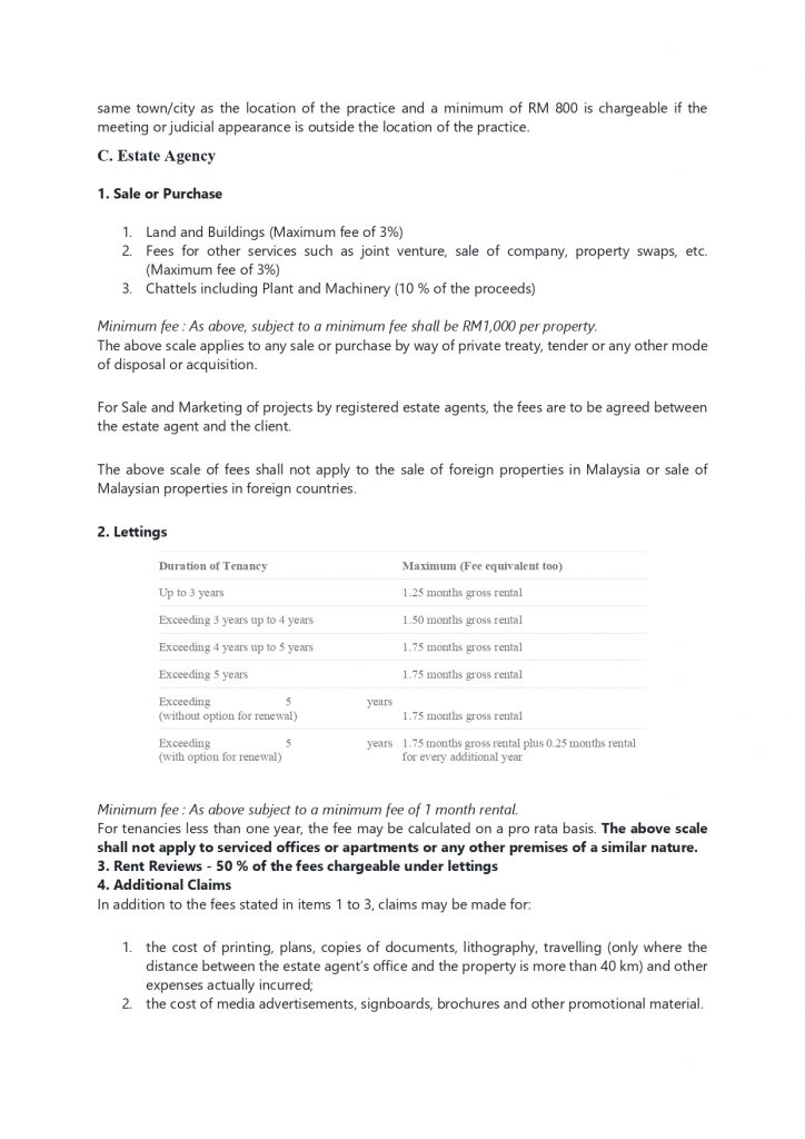 SEVENTH SCHEDULE (RULE 48) – Summerfield Property